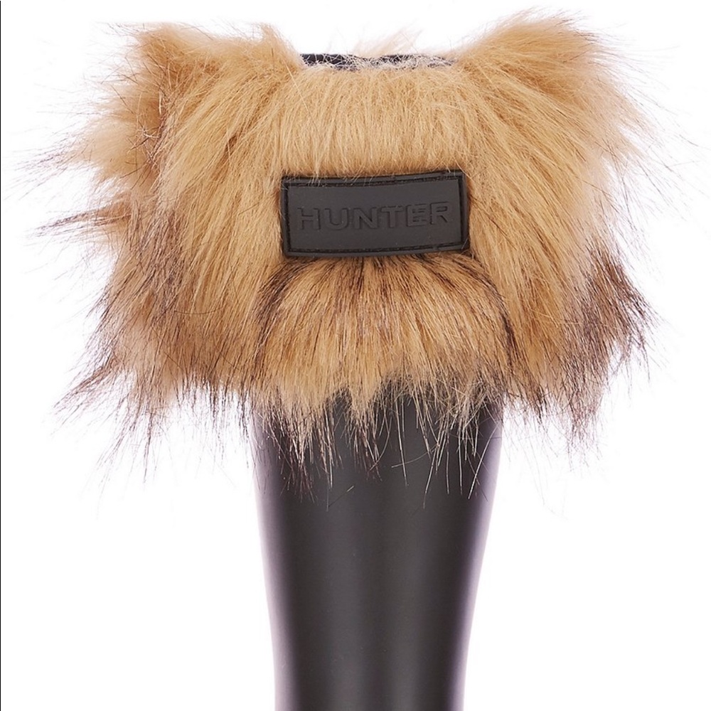 Hunter Original Faux Fur-Trim Boot Socks - Picture 2 of 5
